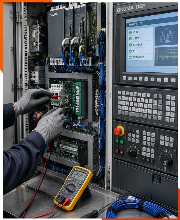 Ремонт систем ЧПУ Okuma OSP в Новоалтайске